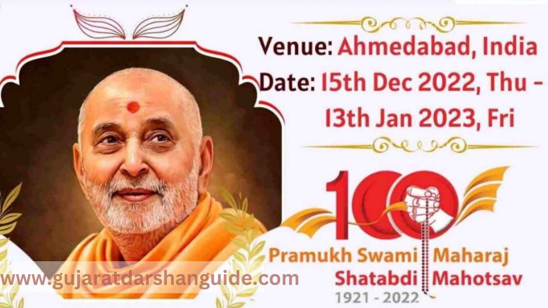 Pramukh Swami Maharaj Shatabdi Mahotsav Ahmedabad Gujarat Darshan Guide