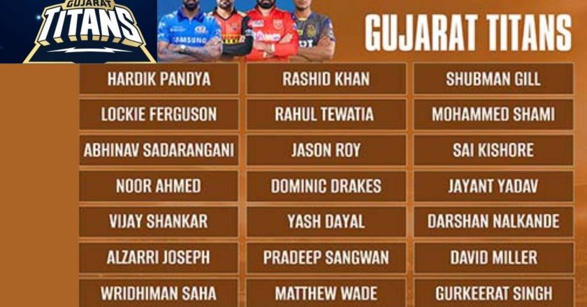 Gujarat Titans IPL Team 2022 Players List, Captain Name, Head Coach, Owner Details